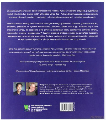 Dania Jednogarnkowe 80 Szybkich I Zdrowych Dań Azjatyckich - Ming Tsai, Arthur Boehm [KSIĄŻKA]