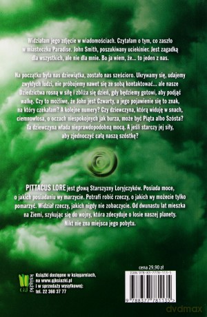 Moc Sześciorga - Pittacus Lore [KSIĄŻKA]