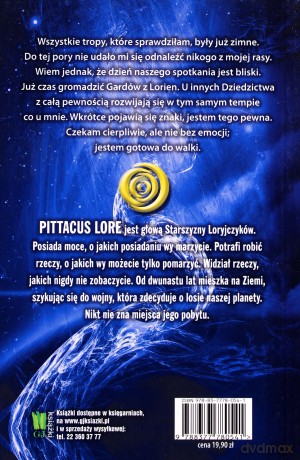 Zaginiona Kartoteka Numer Sześć - Pittacus Lore [KSIĄŻKA]