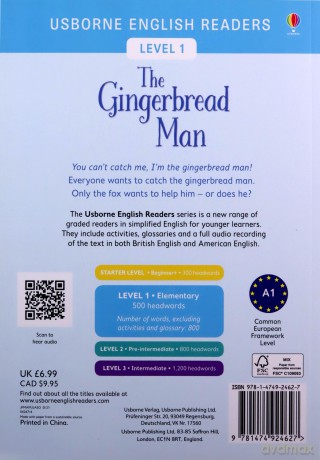 The Gingerbread Man (English Readers Level 1) - Mairi Mackinnon [KSIĄŻKA]