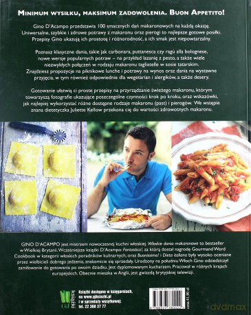 Włoskie Dania Makaronowe - Gino D'acampo [KSIĄŻKA]