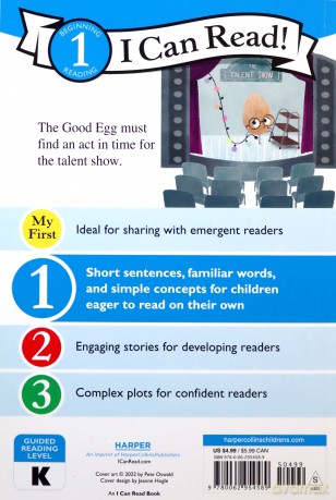 The Good Egg and the Talent Show (I Can Read Level 1) - Jory John [KSIĄŻKA]