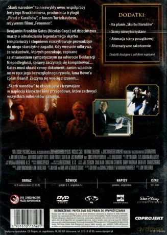 Skarb narodów [DVD]