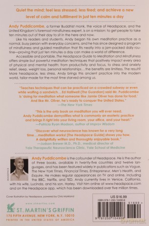 The Headspace Guide to Meditation and Mindfulness: How Mindfulness Can Change Your Life in Ten Minutes a Day - Andy Puddicombe [KSIĄŻKA]
