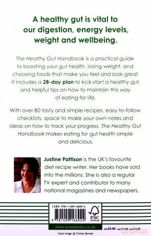 The Healthy Gut Handbook: Lose Weight and Boost Your Health With This Simple 28-day Plan - Justine Pattison [KSIĄŻKA]