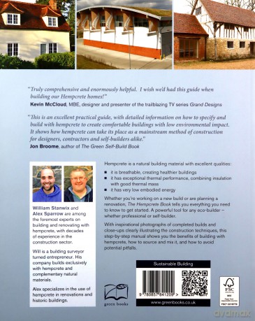 The Hempcrete Book: Designing and Building with Hemp-Lime (Sustainable Building) - William Stanwix [KSIĄŻKA]