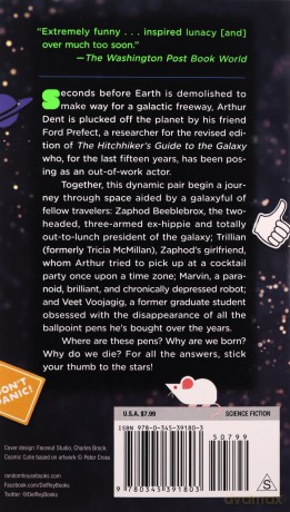 The Hitchhiker's Guide to the Galaxy - Douglas Adams [KSIĄŻKA]