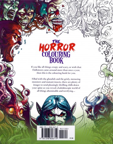 The Horror Colouring Book - Santiago Calle [KSIĄŻKA]