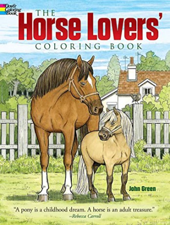 The Horse Lovers' Coloring Book (Dover Coloring Books) - John Green [KSIĄŻKA]