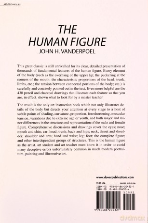 The Human Figure (Dover Anatomy for Artists) - John H. Vanderpoel [KSIĄŻKA]