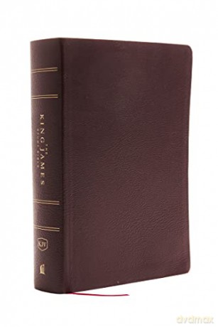 The King James Study Bible, Bonded Leather, Burgundy, Full-Color Edition: Holy Bible, King James Version - Thomas Nelson [KSIĄŻKA]