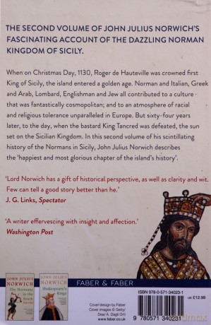 The Kingdom in the Sun, 1130-1194: The Normans in Sicily Volume II - John Julius Norwich [KSIĄŻKA]