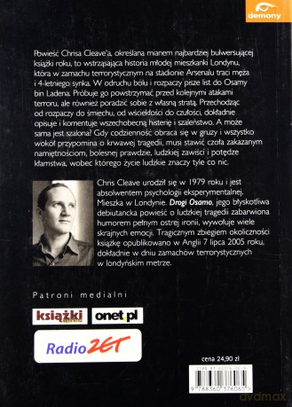 Drogi Osamo - Cleave Chris [KSIĄŻKA]