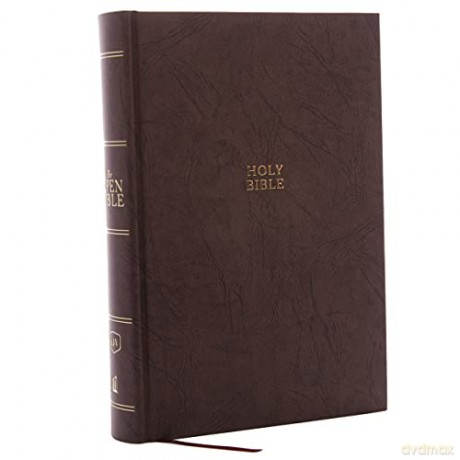 The Kjv, Open Bible, Hardcover, Brown, Red Letter Edition, Comfort Print: Complete Reference System - Thomas Nelson [KSIĄŻKA]