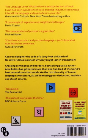 The Language Lover's Puzzle Book: Lexical perplexities and cracking conundrums from across the globe - Alex Bellos [KSIĄŻKA]