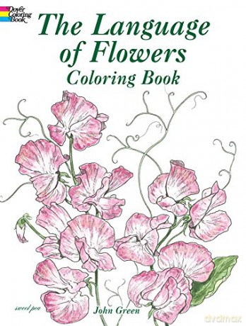 The Language of Flowers Coloring Book (Dover Nature Coloring Book) - John Green [KSIĄŻKA]