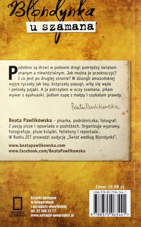 Blondynka U Szamana Wyd.2012 - Beata Pawlikowska [KSIĄŻKA]
