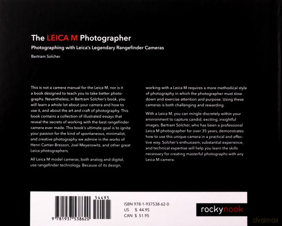 The Leica M Photographer: Photographing with Leica's Legendary Rangefinder Cameras - Bertram Solcher [KSIĄŻKA]