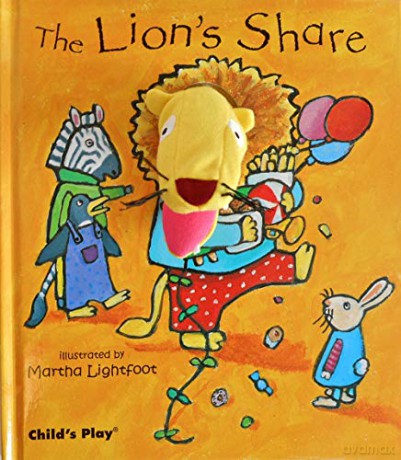 The Lion's Share (Finger Puppet Books) - Martha Lightfoot [KSIĄŻKA]