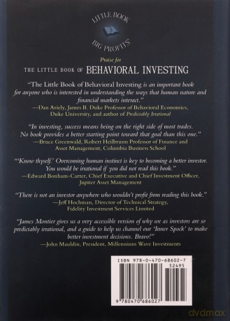 The Little Book of Behavioral Investing: How not to be your own worst enemy: 35 (Little Books. Big Profits) - James Montier [KSIĄŻKA]