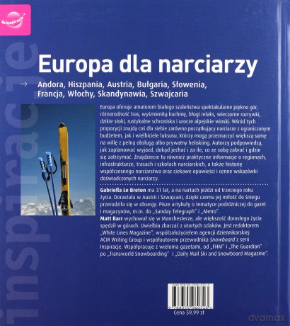 Europa Dla Narciarzy (twarda) - Matt Barr, Gabriella Le Breton [KSIĄŻKA]