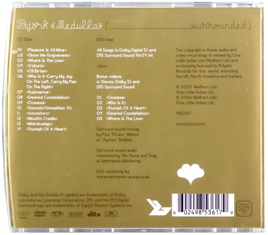 Bjork: Medulla [CD]+[DVD]