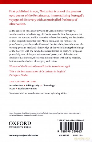 The Lusiads (Oxford World's Classics) - Luis Vaz de Camoes [KSIĄŻKA]