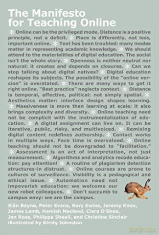 The Manifesto for Teaching Online - Sian Bayne [KSIĄŻKA]