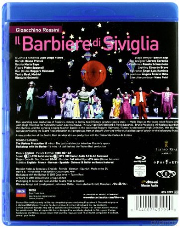 Juan Diego Florez: Rossini:Il Barbiere Di Siviglia [Blu-Ray]