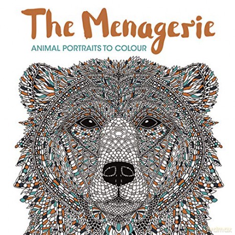 The Menagerie: Animal Portraits to Colour - Richard Merritt [KSIĄŻKA]