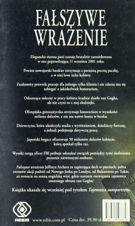 Fałszywe wrażenie -  Jeffrey Archer [KSIĄŻKA]