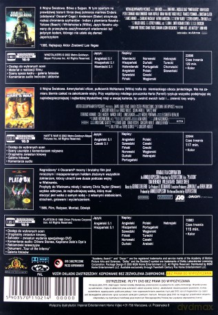 Kolekcja Wojenna: Pluton / Szyfry wojny / Wojna Harta [BOX] [3DVD]
