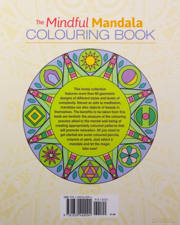 The Mindful Mandala Colouring Book (Arcturus Creative Colouring) - Tansy Willow [KSIĄŻKA]