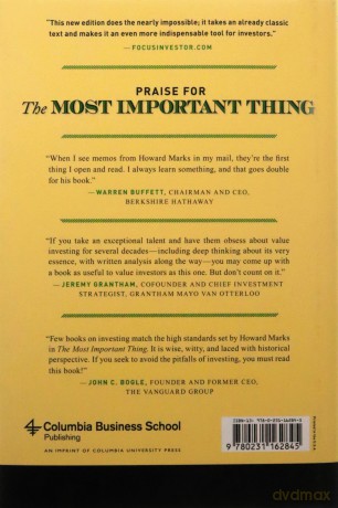 The Most Important Thing Illuminated: Uncommon Sense for the Thoughtful Investor (Columbia Business School Publishing) - Howard Marks [KSIĄŻKA]