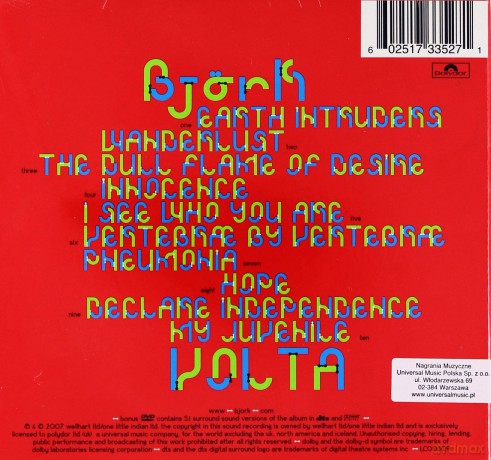 Bjork: Volta Limited Edition [CD]+[DVD]