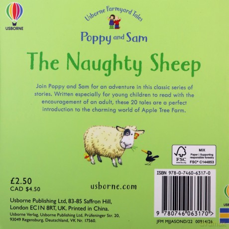 The Naughty Sheep (Mini Farmyard Tales) - Heather Amery [KSIĄŻKA]