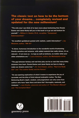 The New Bottoming Book - Dossie Easton [KSIĄŻKA]