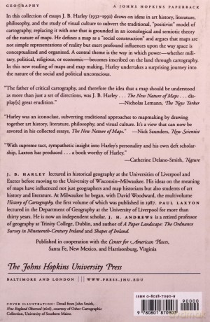 The New Nature of Maps: Essays in the History of Cartography: Essays in the History of Cartography (Revised) - J. B. Harley [KSIĄŻKA]
