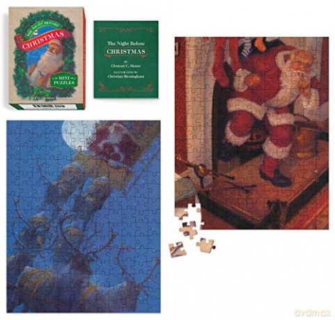 The Night Before Christmas Mini Puzzles (Rp Minis) - Clement Clarke Moore [KSIĄŻKA]