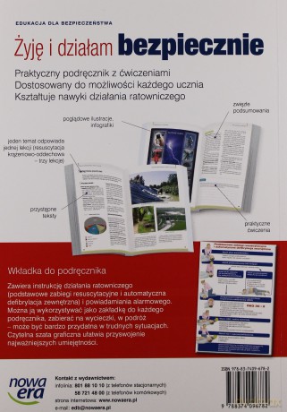 Edukacja Dla Bezpieczeństwa Żyję I Działam Bezpiecznie Kl. 1-3 Podręcznik Z Ćwiczeniami [KSIĄŻKA]