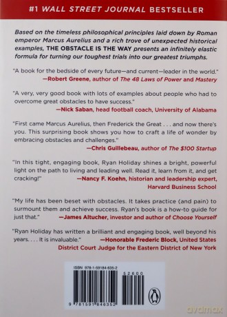 The Obstacle Is the Way: The Timeless Art of Turning Trials Into Triumph - Ryan Holiday [KSIĄŻKA]
