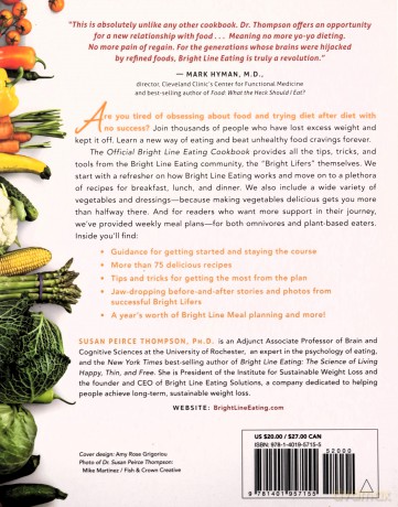 The Official Bright Line Eating Cookbook: Weight Loss Made Simple - Ph.D. Susan Peirce Thompson [KSIĄŻKA]