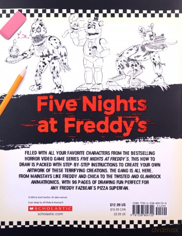 The Official Five Nights at Freddy's How to Draw - Scott Cawthon [KSIĄŻKA]