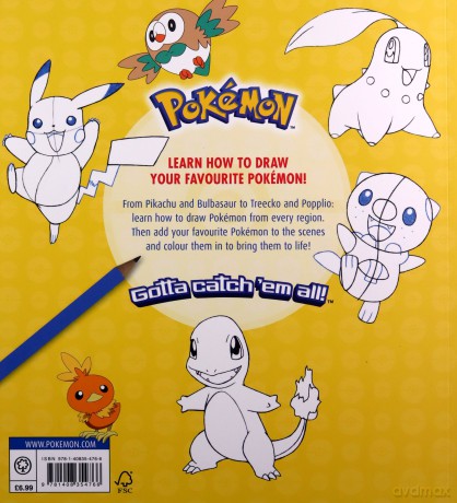 The Official Pokémon Colour and Draw - Pokémon [KSIĄŻKA]
