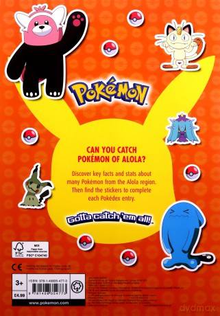 The Official Pokémon Pokédex Sticker Book - Pokémon [KSIĄŻKA]