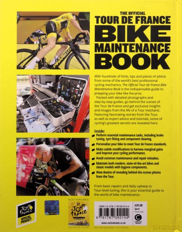 The Official Tour de France Bike Maintenance Book: How To Prep Your Bike Like The Pros - Luke Edwardes-Evans [KSIĄŻKA]