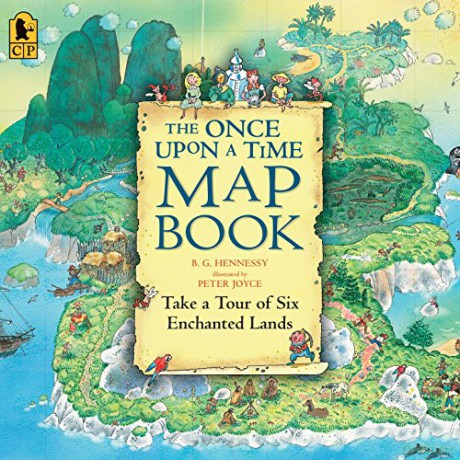 The Once Upon a Time Map Book: Take a Tour of Six Enchanted Lands - B G Hennessy [KSIĄŻKA]
