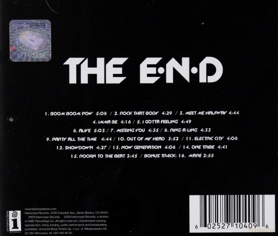 Black Eyed Peas: The E.N.D. (Polska Cena!!) [CD]