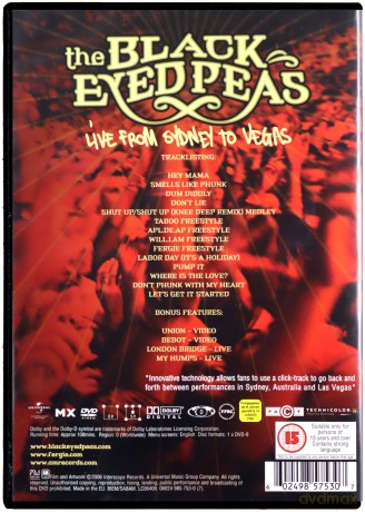 Black Eyed Peas: Live From Sydney To Vegas [2DVD]