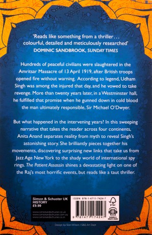 The Patient Assassin: A True Tale of Massacre, Revenge and the Raj - Anita Anand [KSIĄŻKA]
